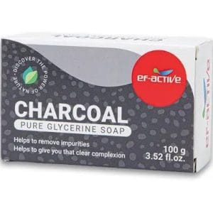 EF-ACTIVE CHARCOAL GLYCERINE SOAP 100G