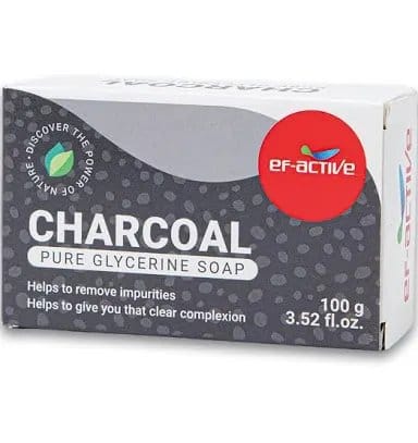 EF-ACTIVE CHARCOAL GLYCERINE SOAP 100G
