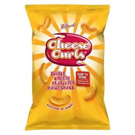 WILLARDS CHEESE CURLS 90G
