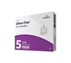 BD ULTRAFINE NEEDLE 5MMX31G 7