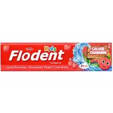FLODENT TPASTE KIDS 50G WHITE TO RED