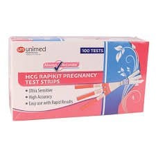 PREGNANCY TEST STRIPS 100 ALWAYS ACCURATE