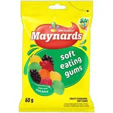 MAYNARDS SOFT EATING GUMS 60G