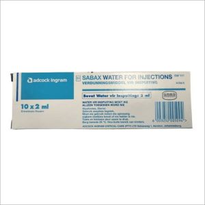 SABAX WATER FOR INJECTION 2ML 10