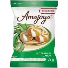 AMAJOYA CANDY SUGAR FREE 75G BUTTERMINT