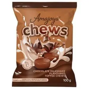 AMAJOYA TOFEE CHEWS 100G CHOCOLATE