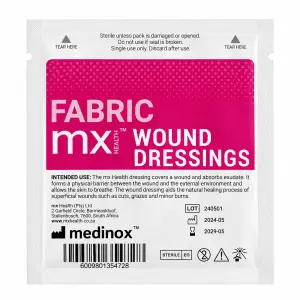 MX WOUND DRESS FABRIC 10X10CM 1