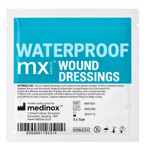 MX WOUND DRESS PAD 5X7CM