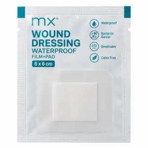MX WOUND DRESS FILM PAD 6X6CM 1