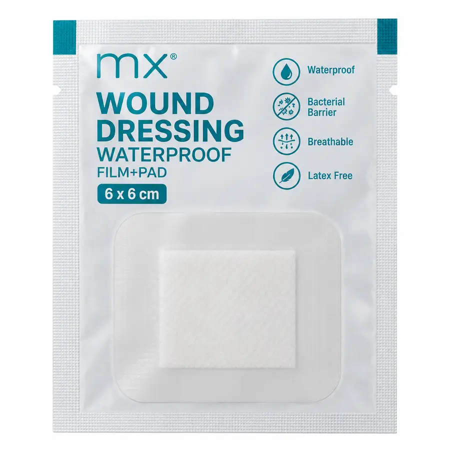 MX WOUND DRESS FILM PAD 6X6CM 1