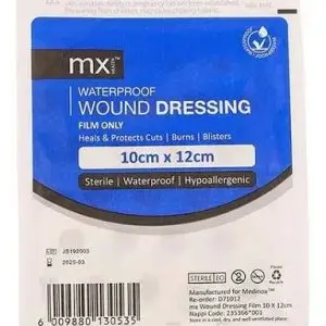 MX WOUND DRESS FILM 10X12CM 1