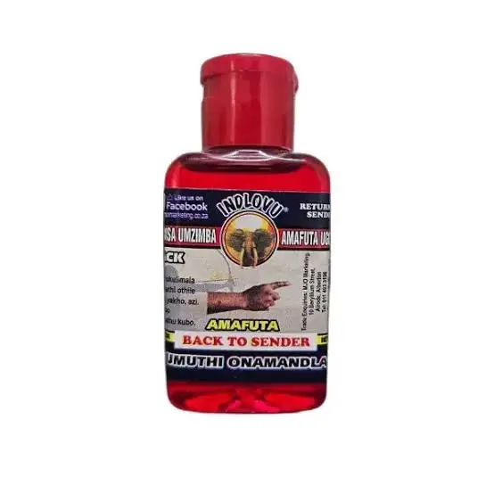 INDLOVU AMAFUTA OIL 50ML BACK TO SENDER