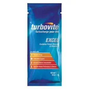 TURBOVITE EXCEL SYRUP 10ML SACH 1