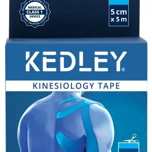 KEDLEY KINESIO SPORTS TAPE 5CM BLUE