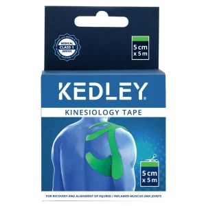 KEDLEY KINESIO SPORTS TAPE 5CM GREEN
