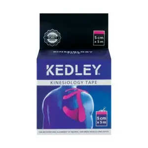 KEDLEY KINESIO SPORTS TAPE 5CM PINK