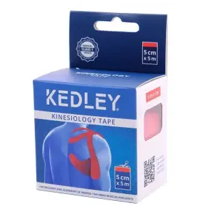 KEDLEY KINESIO SPORTS TAPE 5CM RED