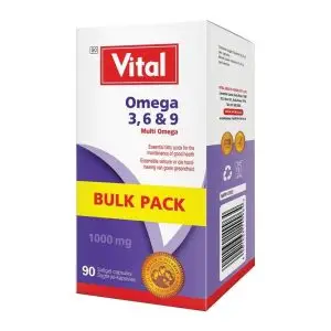 VITAL OMEGA 3 & 6 CAPS 90